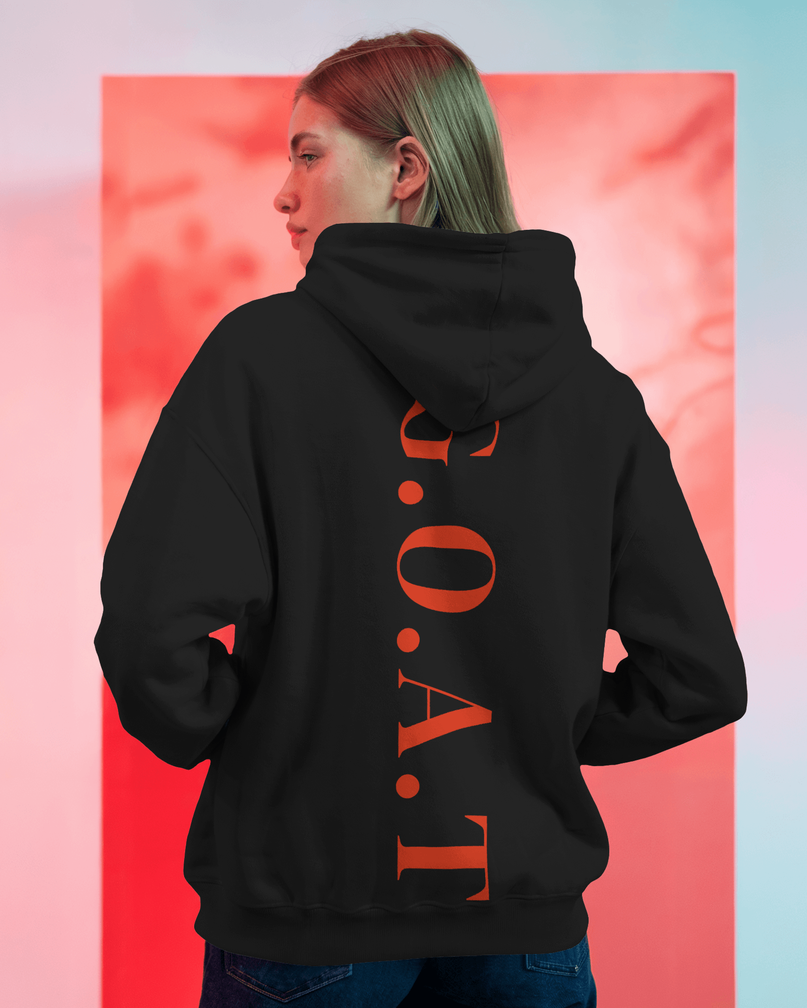 Black Diljit Diluminati hoodie from Nitorious Atelier, showcasing a striking graphic inspired by Diljit Dosanjh. Crafted from 100% premium cotton fleece, this hoodie offers warmth, comfort, and a stylish look for fans who want to stand out.