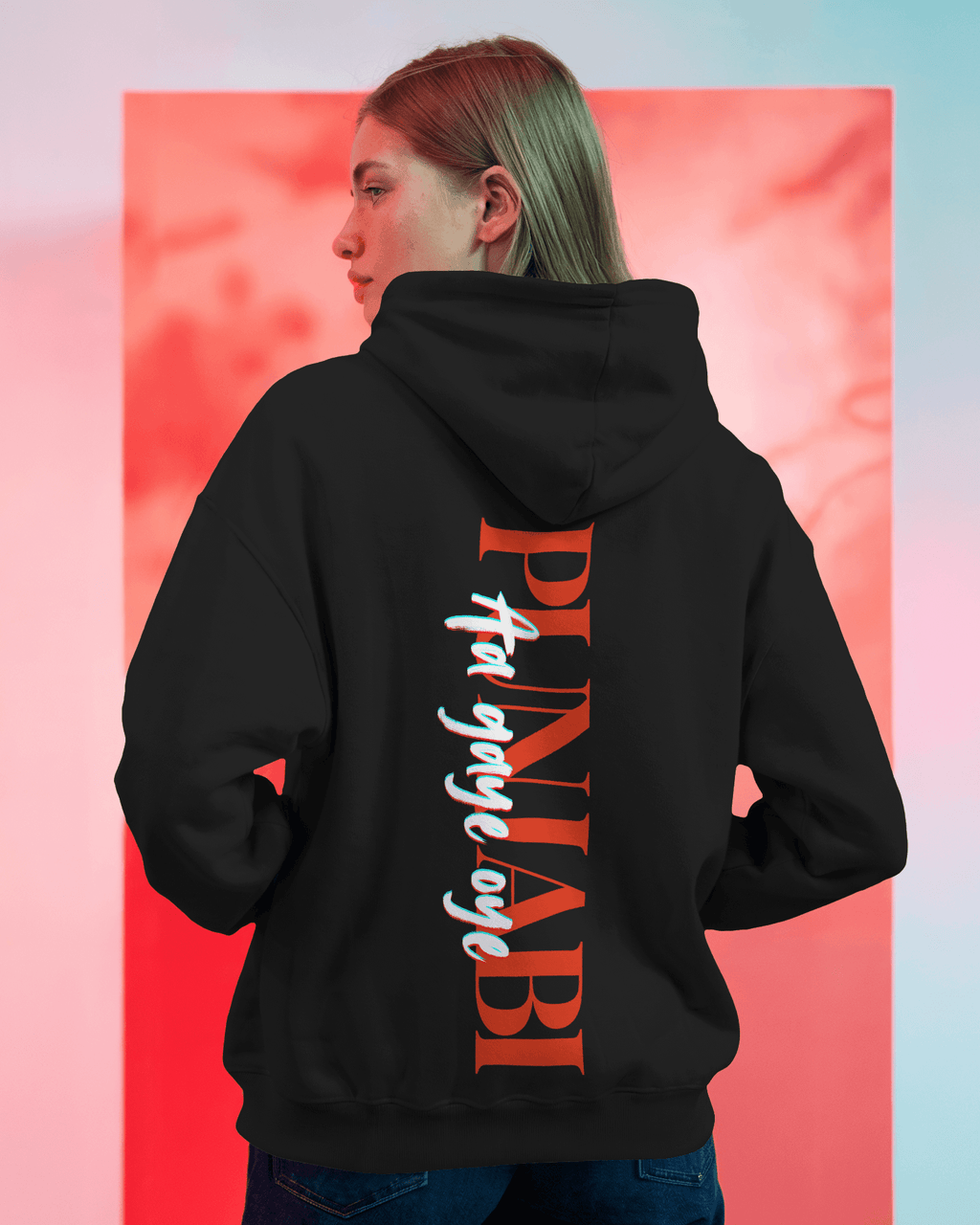Nitorious Atelier Diljit Dosanjh Black Luxe Hoodie.