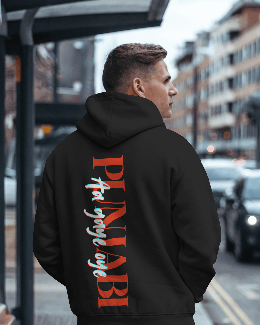 Nitorious Atelier Diljit Dosanjh Black Luxe Hoodie.
