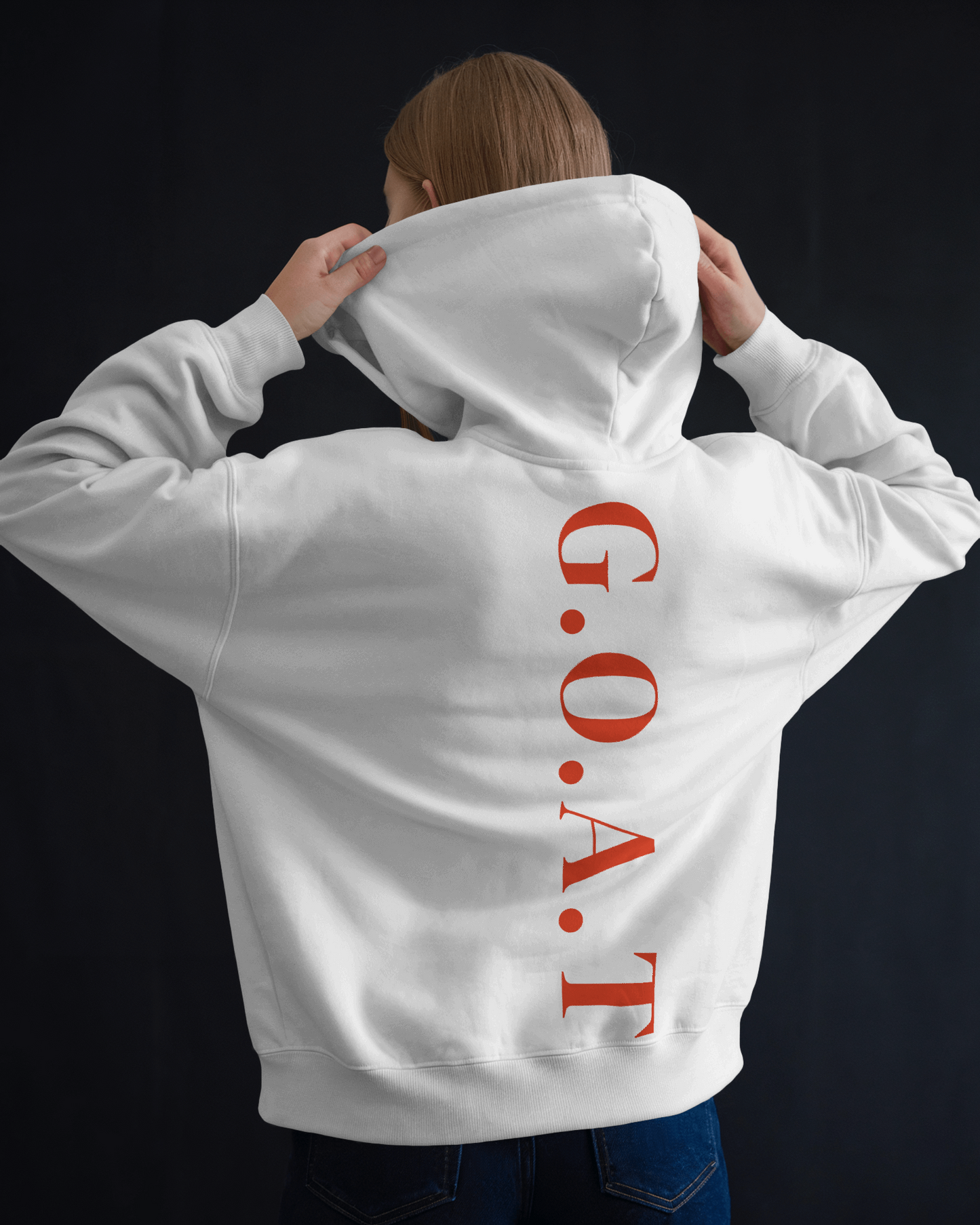 White hoodie from Nitorious Atelier inspired by Diljit, featuring a clean and minimalistic design. Made from premium 100% cotton fleece, this hoodie offers ultimate comfort, warmth, and a stylish casual look.