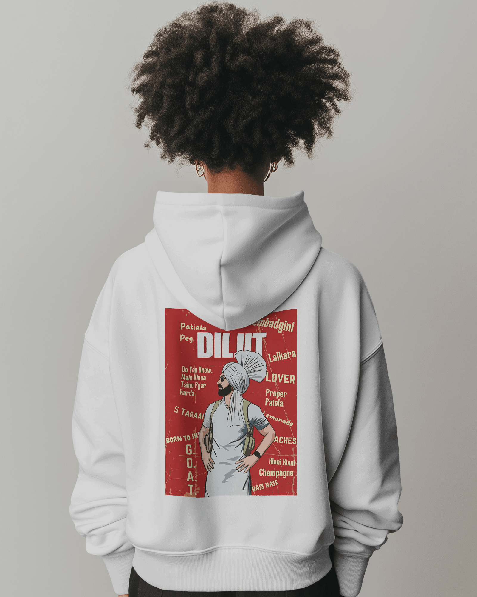 Diljit Dosanjh Luxe Printed Hoodie.