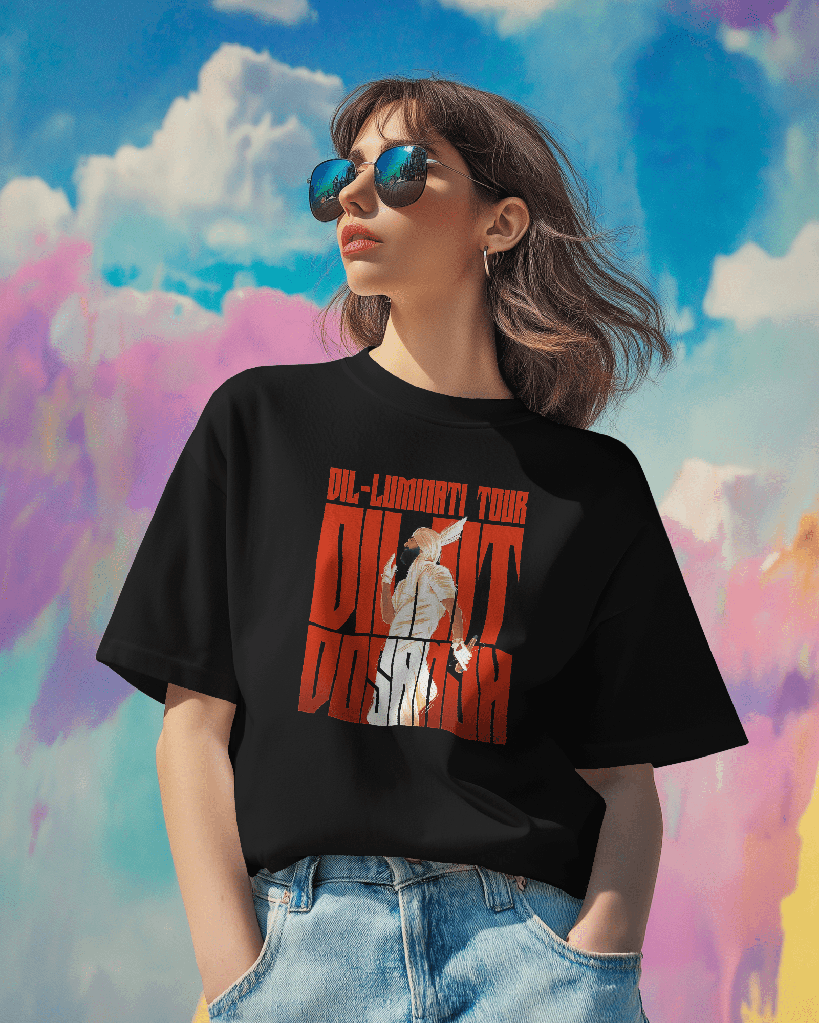 Diljit Dosanjh Oversized Black.