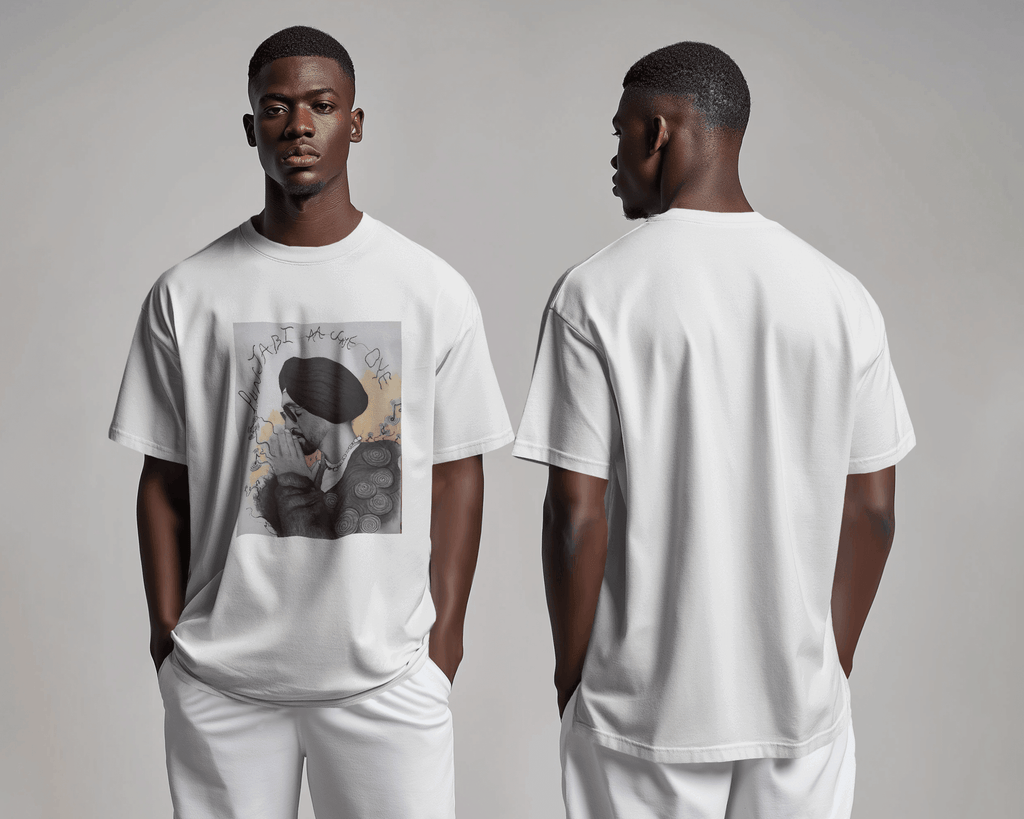 Diljit Dosanjh Tour Oversized White.