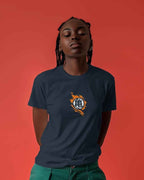 GOKU Regular Fit Dark Blue T-shirt