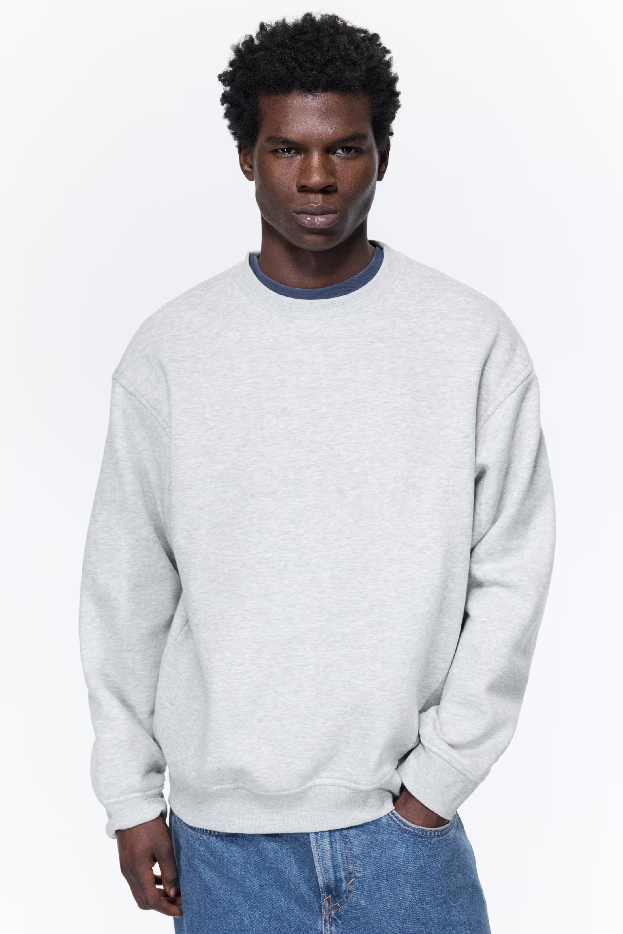 Nitorious Atelier Grey Marl Luxe Sweatshirt
