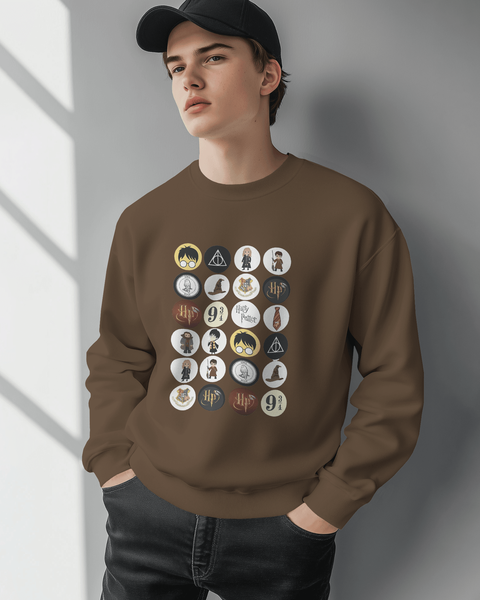 Harry Potter Brown Luxe Sweatshirt.
