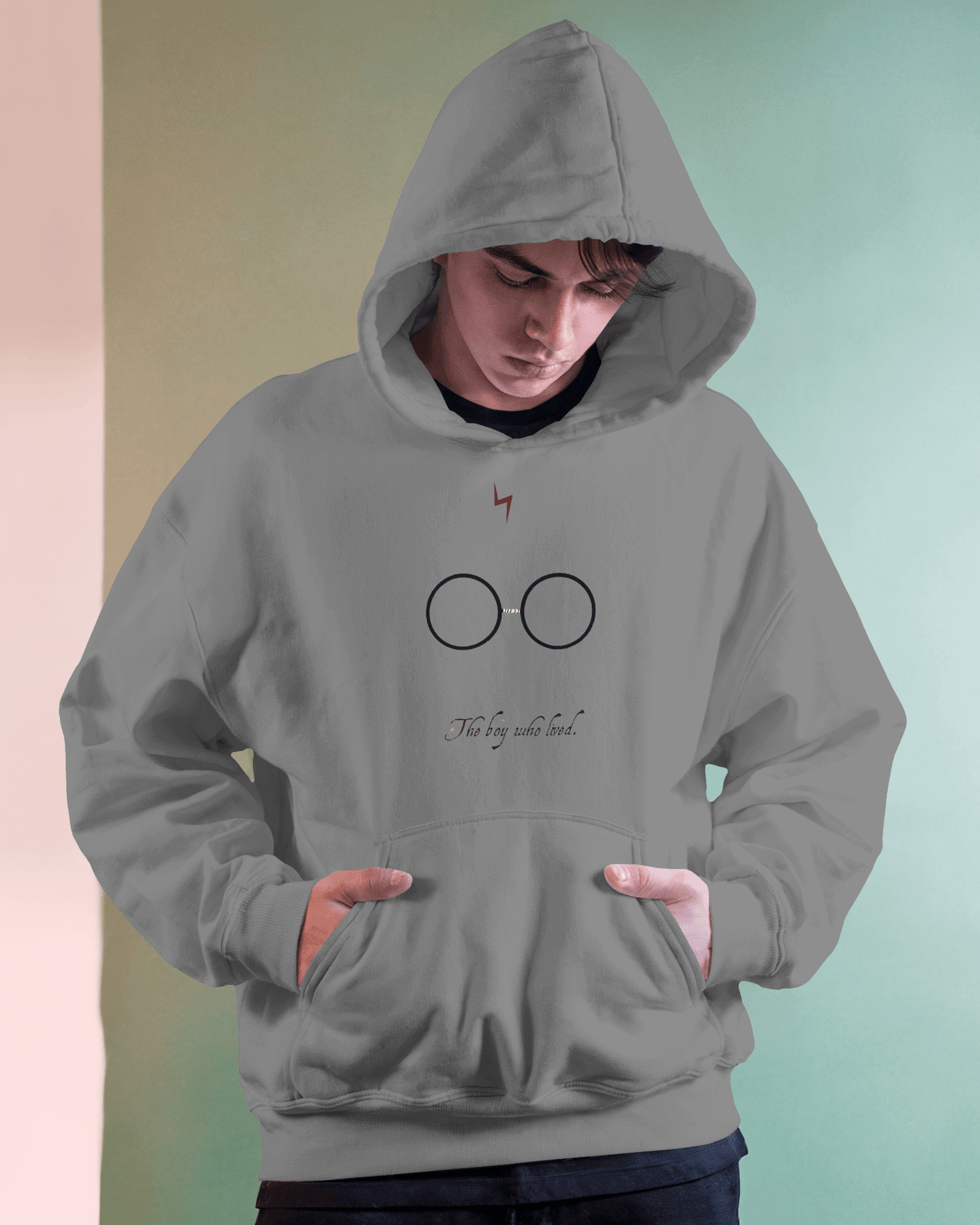 Harry Potter Grey Luxe Hoodie