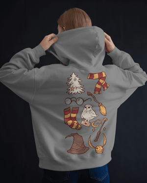 Harry Potter Grey Luxe Hoodie
