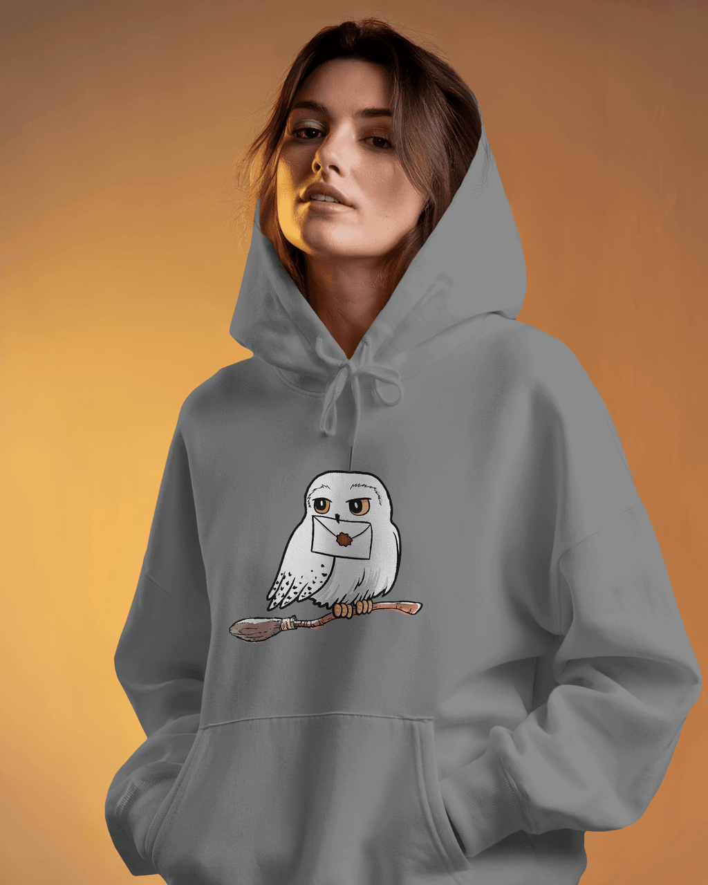 Harry Potter Grey Luxe Hoodie.