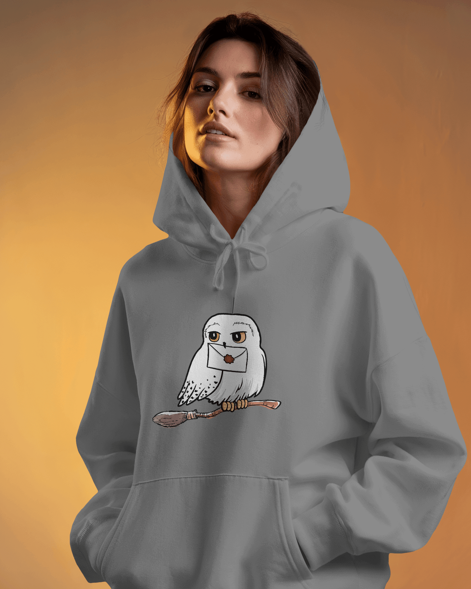 Harry Potter Grey Luxe Hoodie