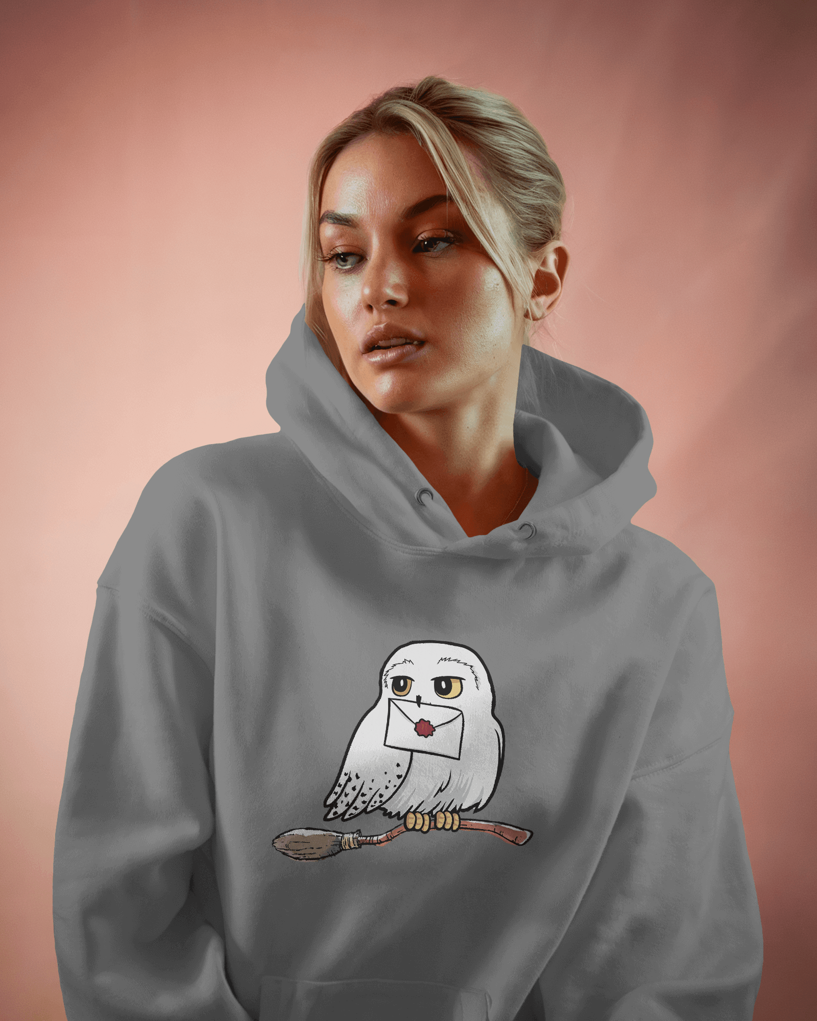 Harry Potter Grey Luxe Hoodie.
