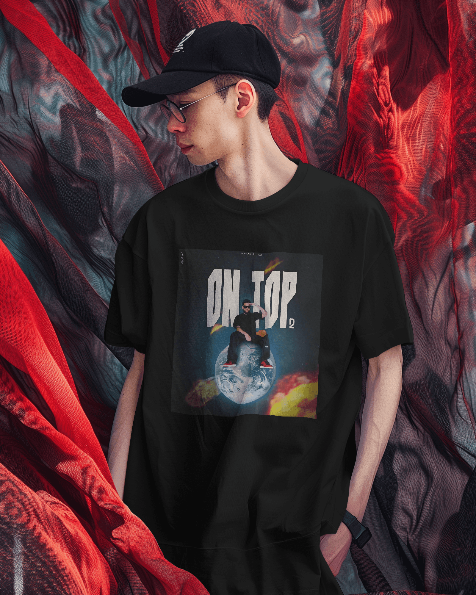 Karan Aujla Oversized Tshirt.