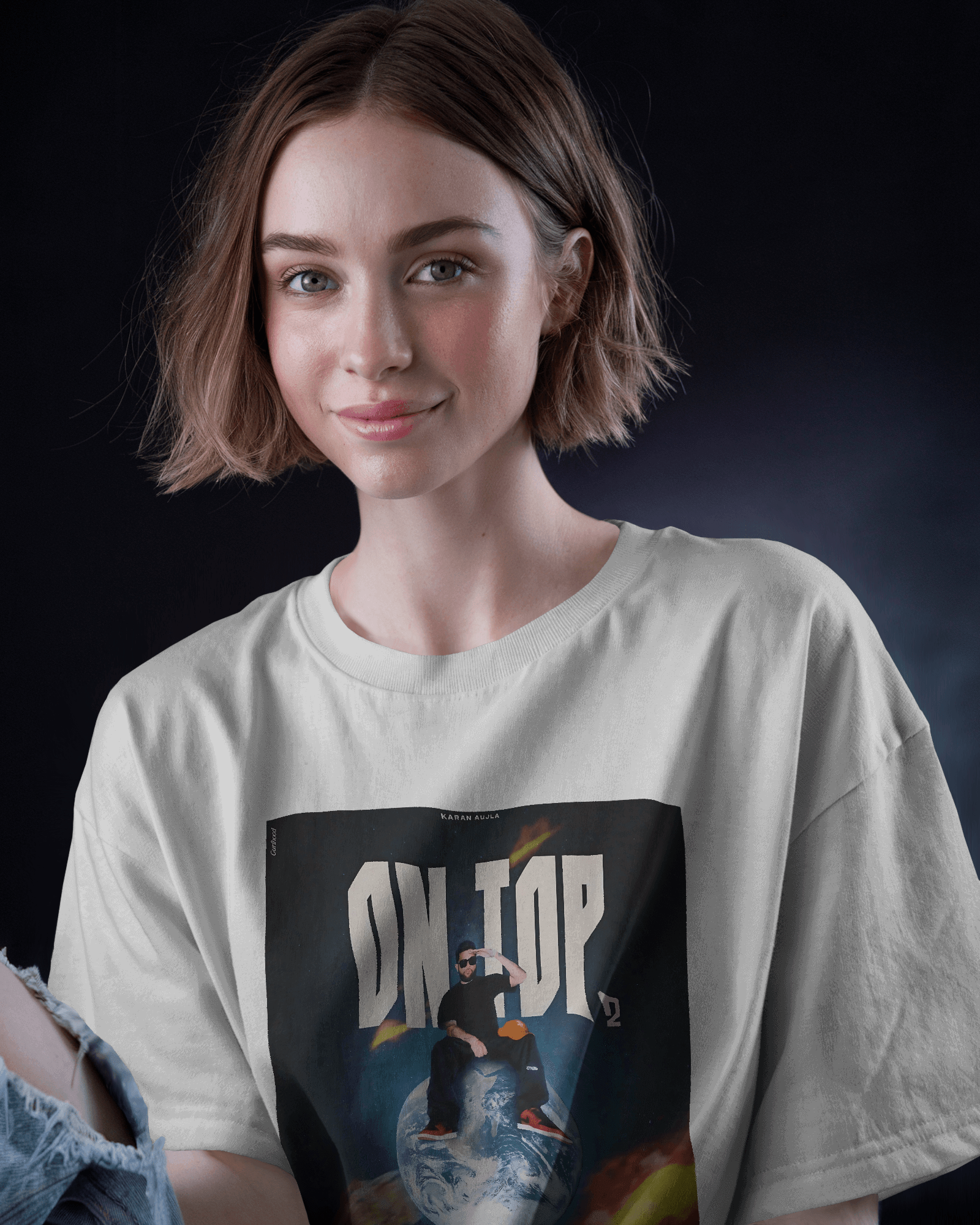 Karan Aujla Oversized Tshirt.