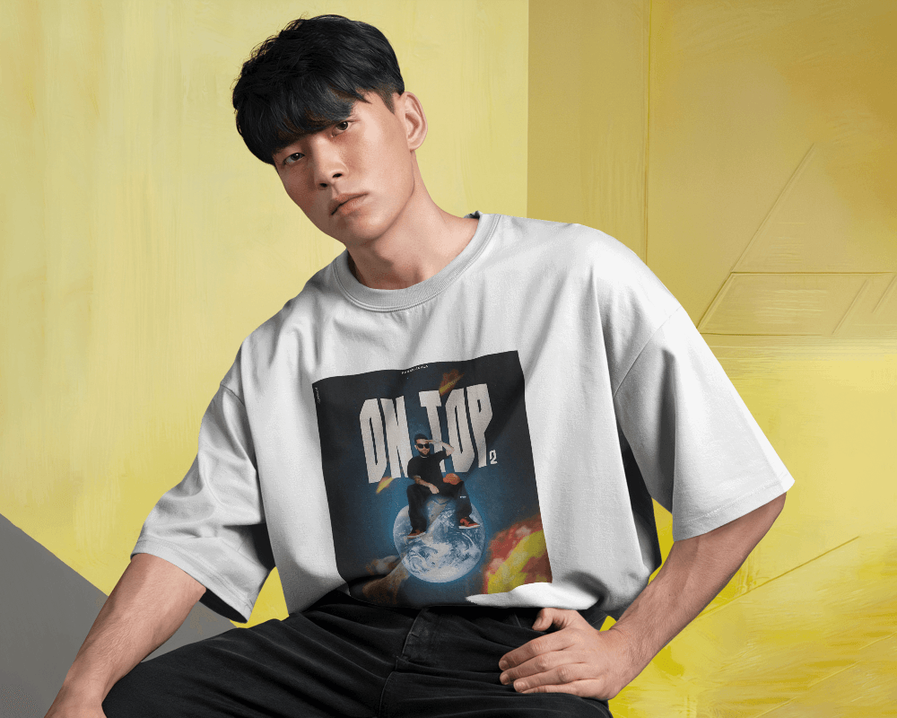 Karan Aujla Oversized Tshirt.