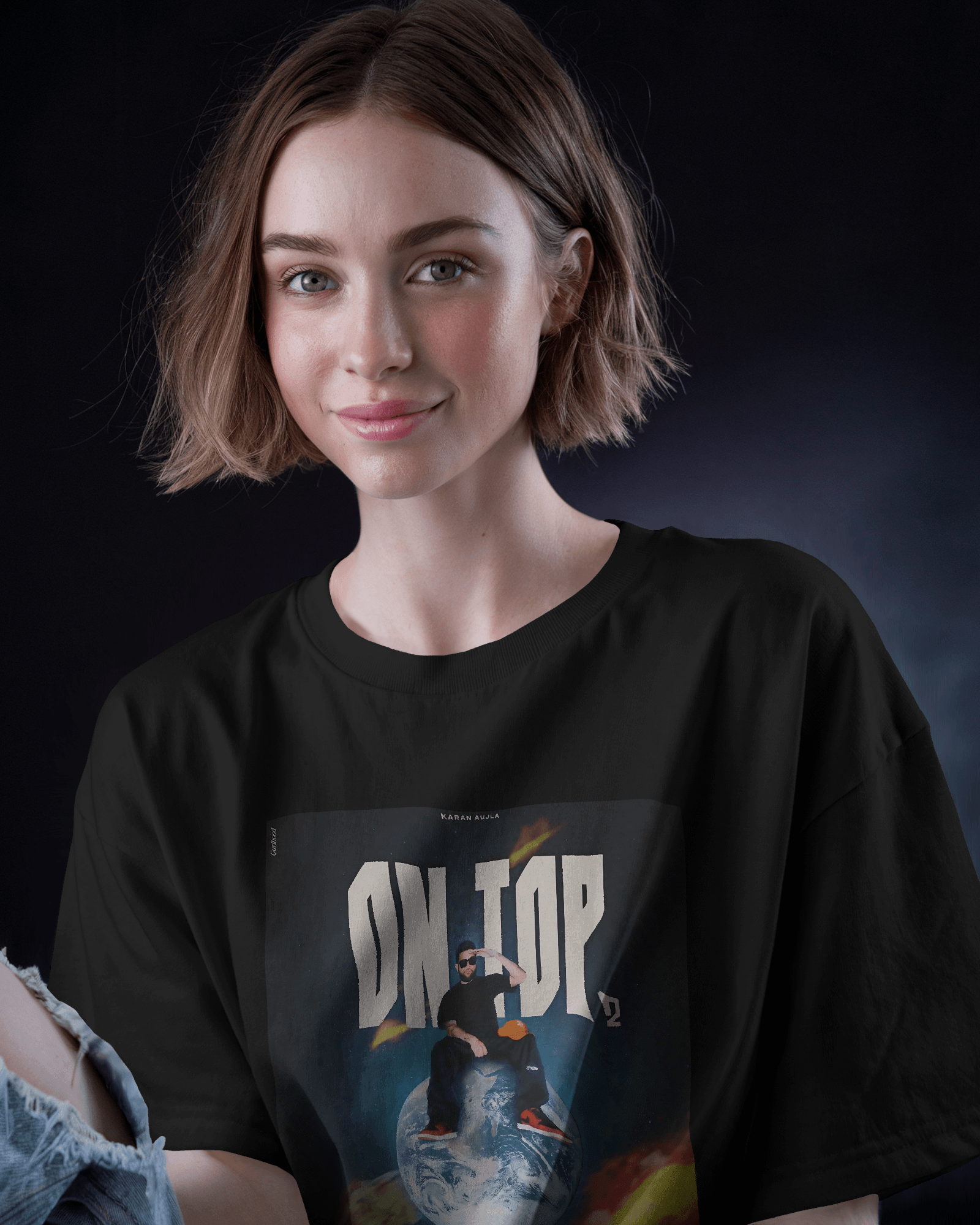 Karan Aujla Oversized Tshirt.