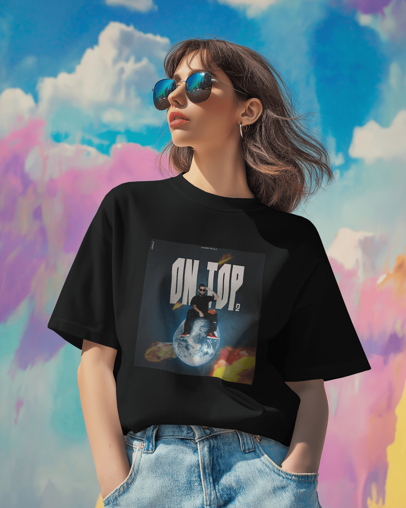 Karan Aujla Oversized Tshirt.
