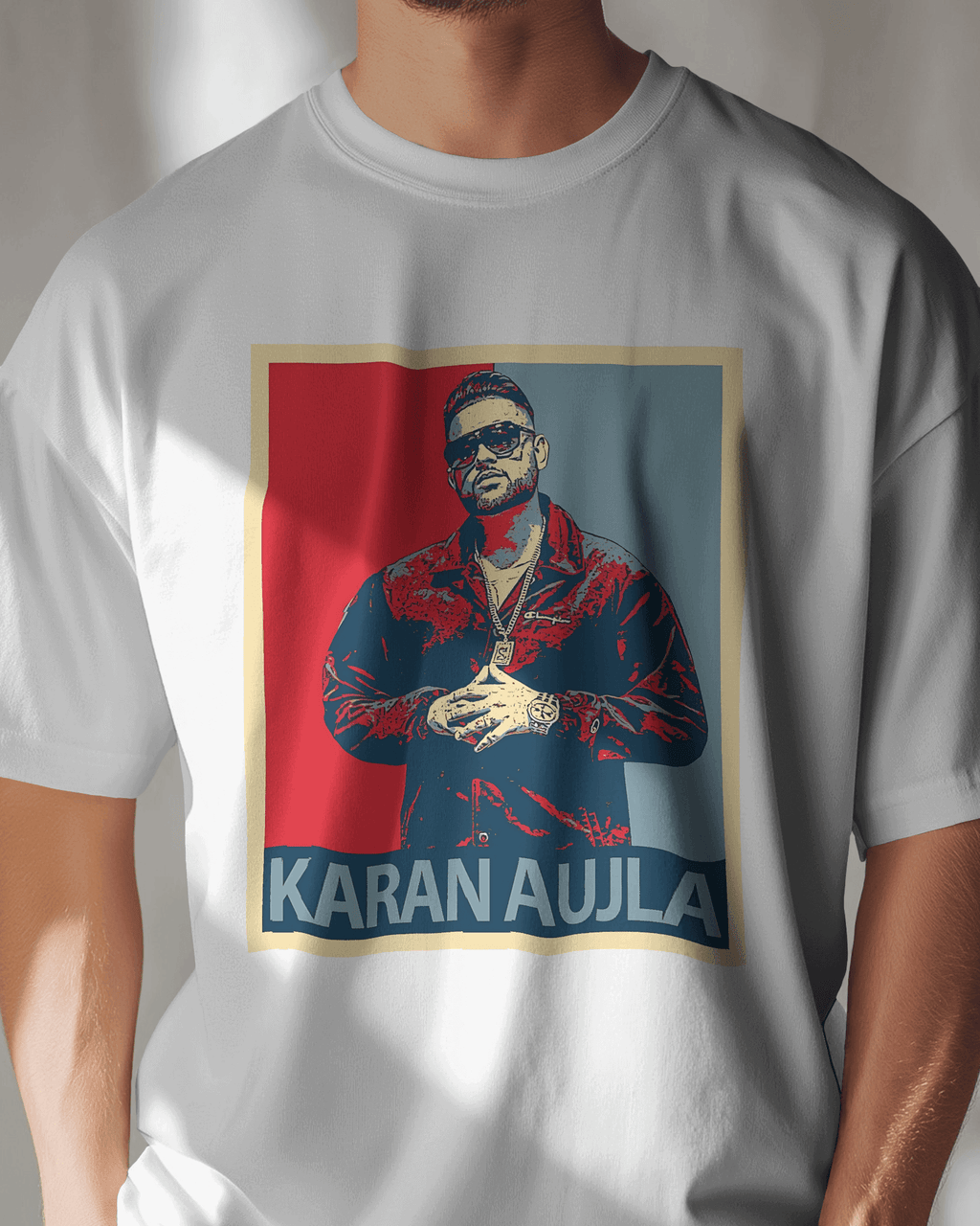 Karan Aujla Oversized White.