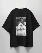 Lana Del Rey Oversized Black T-shirt