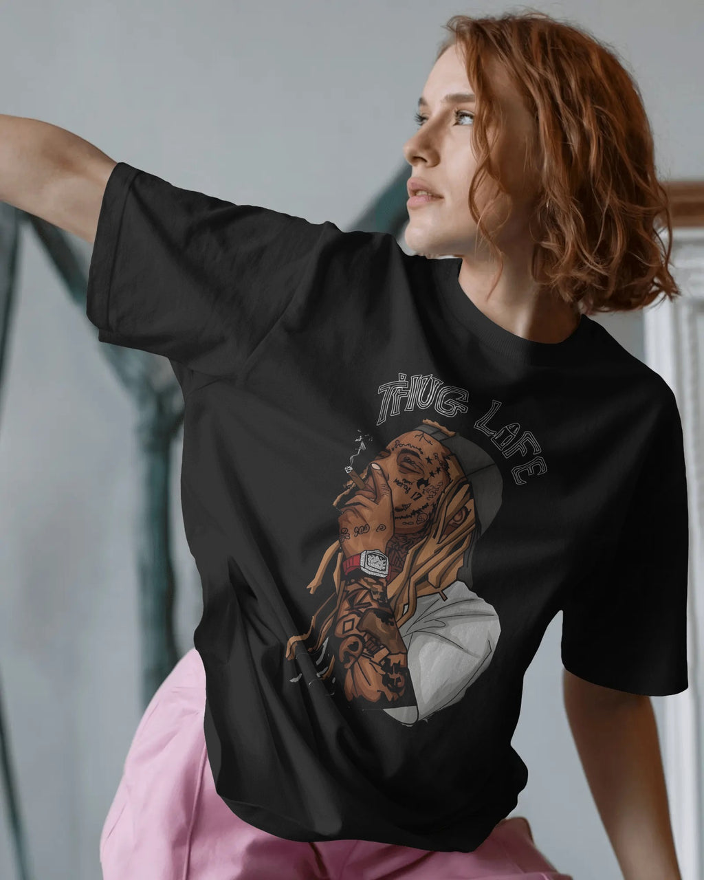 Nitorious Atelier Lil Wayne Concert Oversized Tshirt