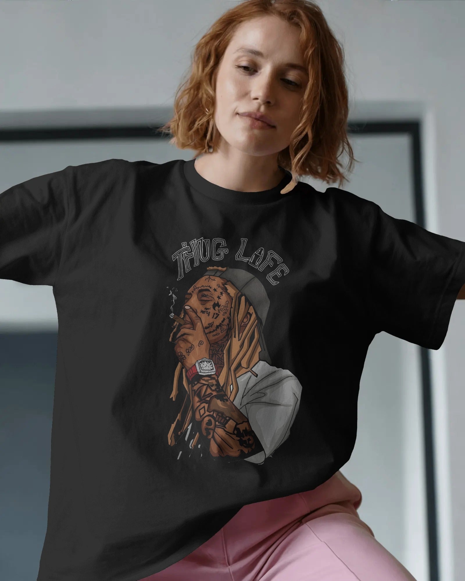 Nitorious Atelier Lil Wayne Concert Oversized Tshirt