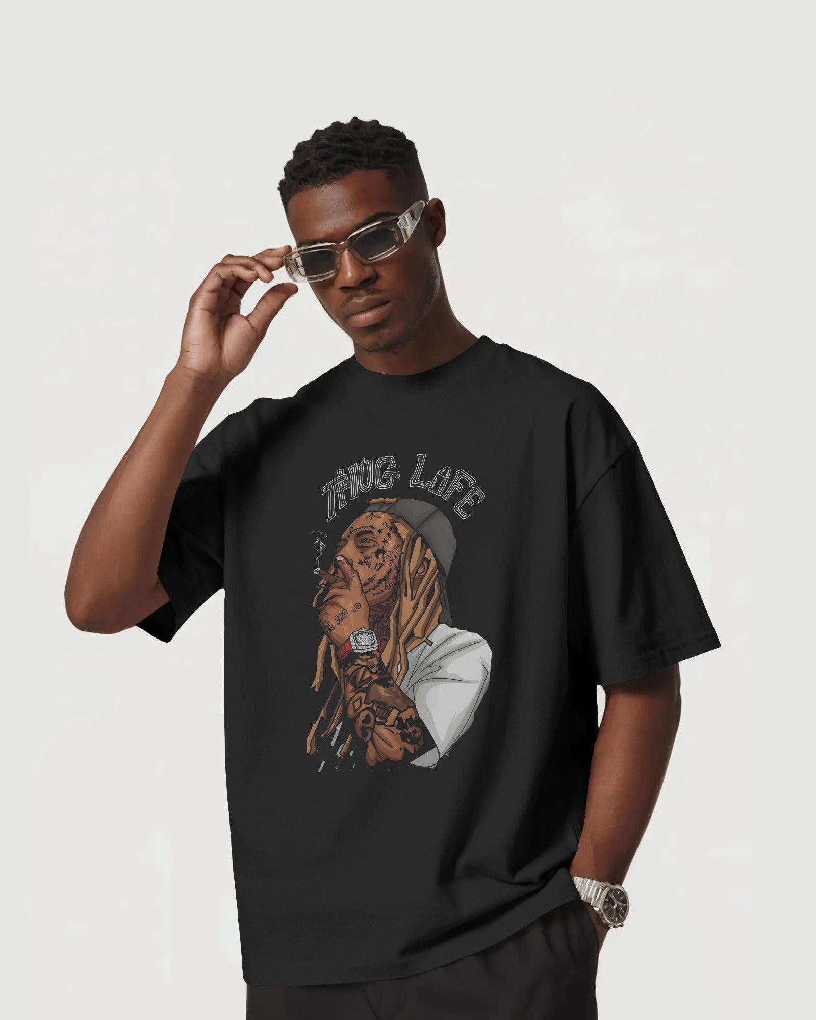 Nitorious Atelier Lil Wayne Concert Oversized Tshirt