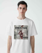 Linkin Park Oversized White T-shirt