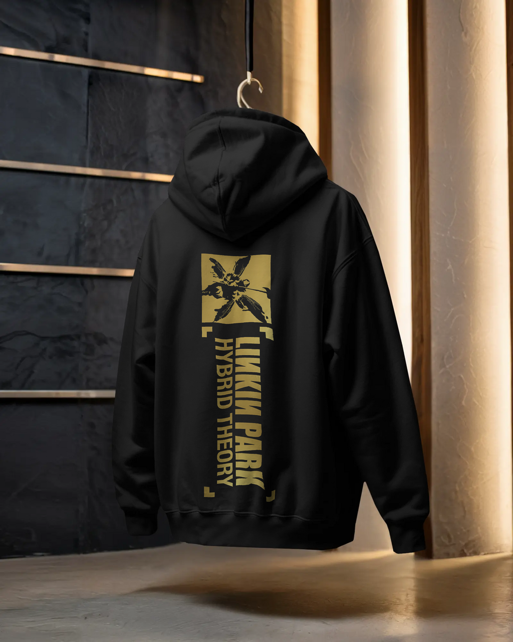 Linkin Park Hybrid Theory Black Luxe Hoodie
