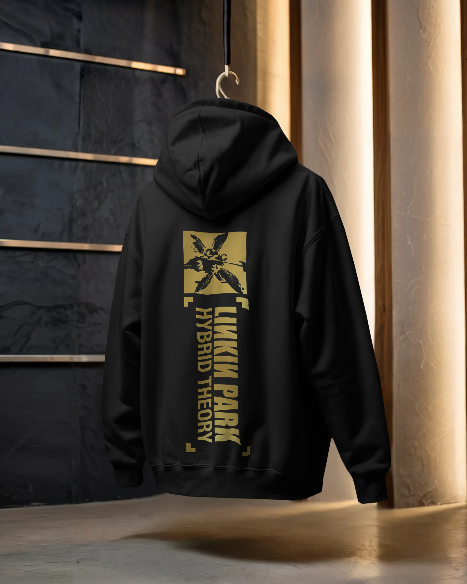 Linkin Park Hybrid Theory Black Luxe Hoodie