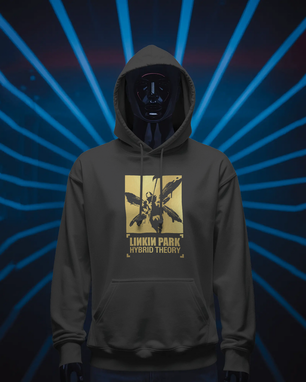 Linkin Park Hybrid Theory Black Luxe Hoodie