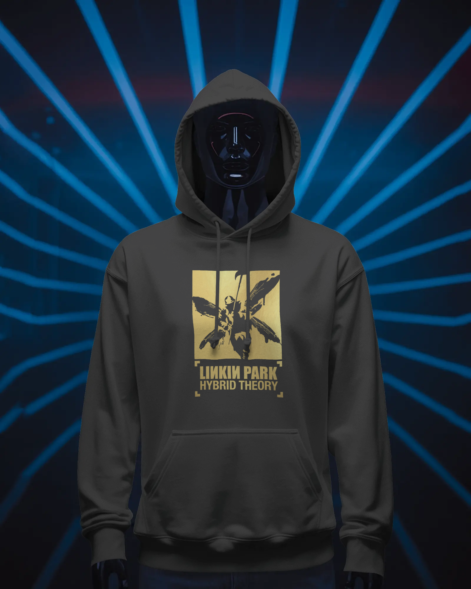 Linkin Park Hybrid Theory Black Luxe Hoodie