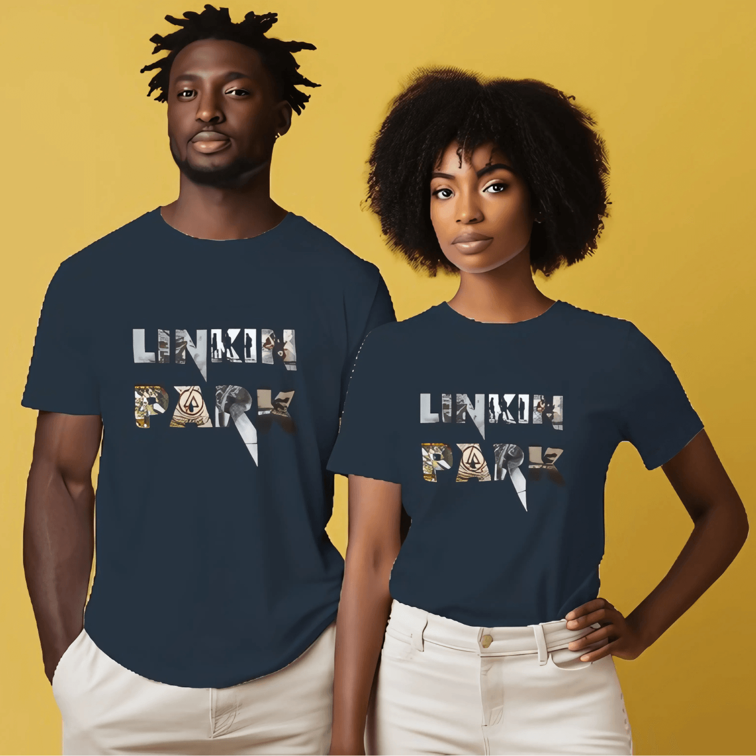Linkin Park Regular Fit Dark Blue.