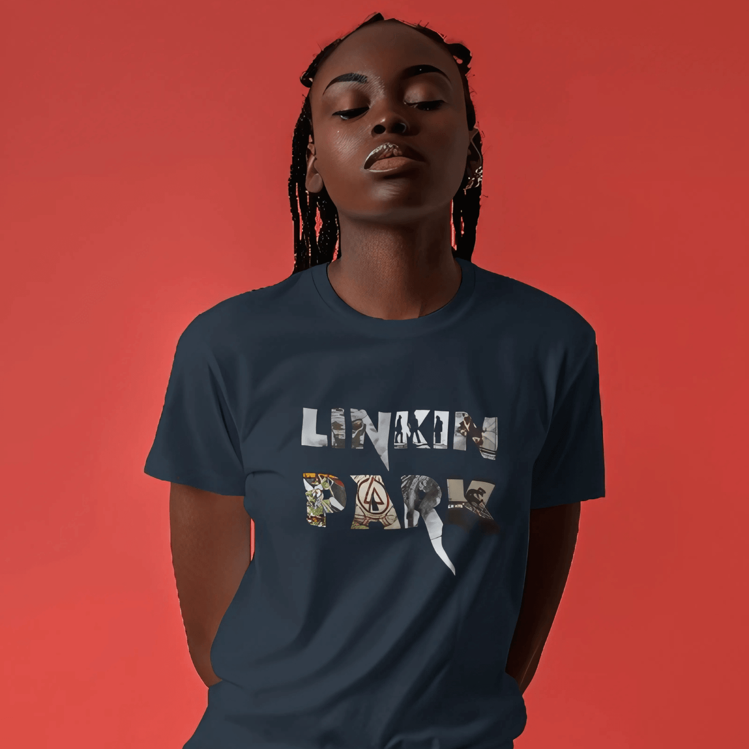 Linkin Park Regular Fit Dark Blue.