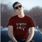Linkin Park Regular Fit Maroon T-shirt