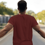 Linkin Park Regular Fit Maroon T-shirt