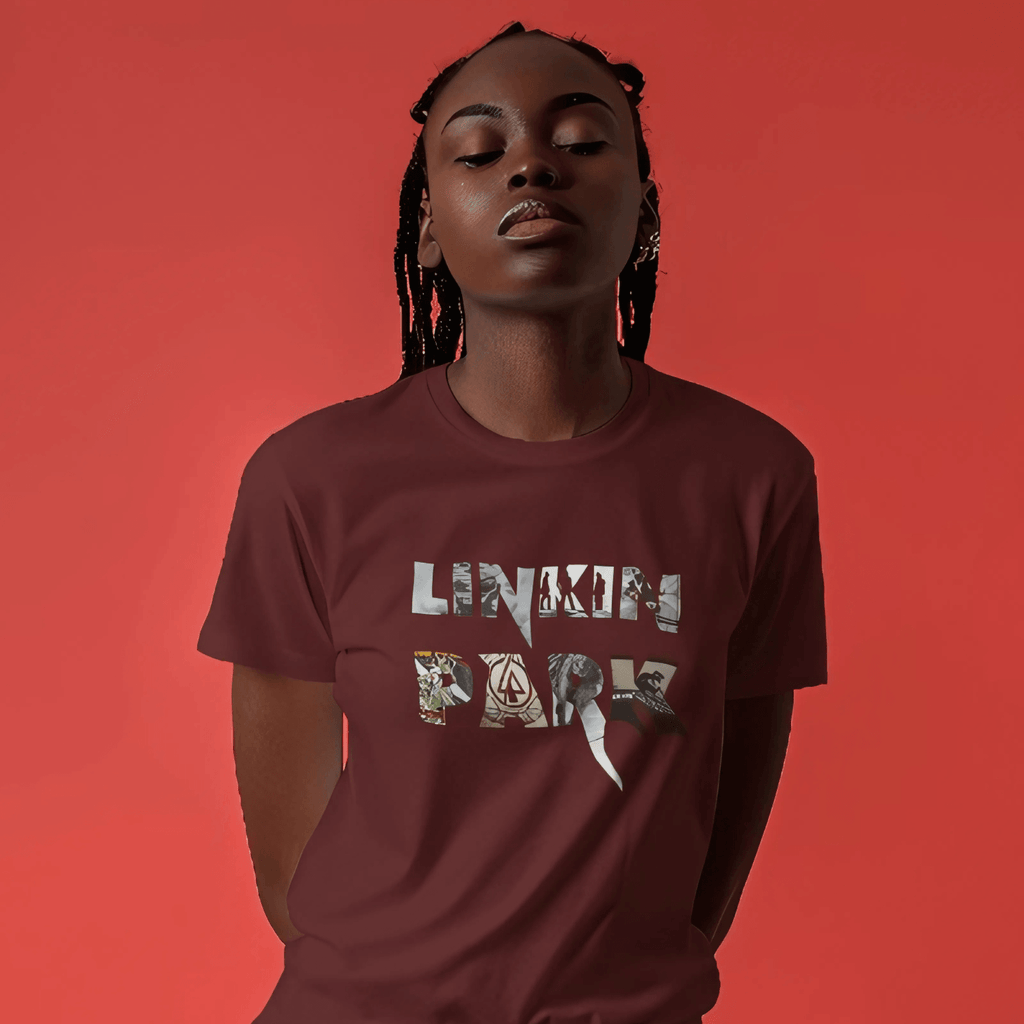 Linkin Park Regular Fit Maroon.