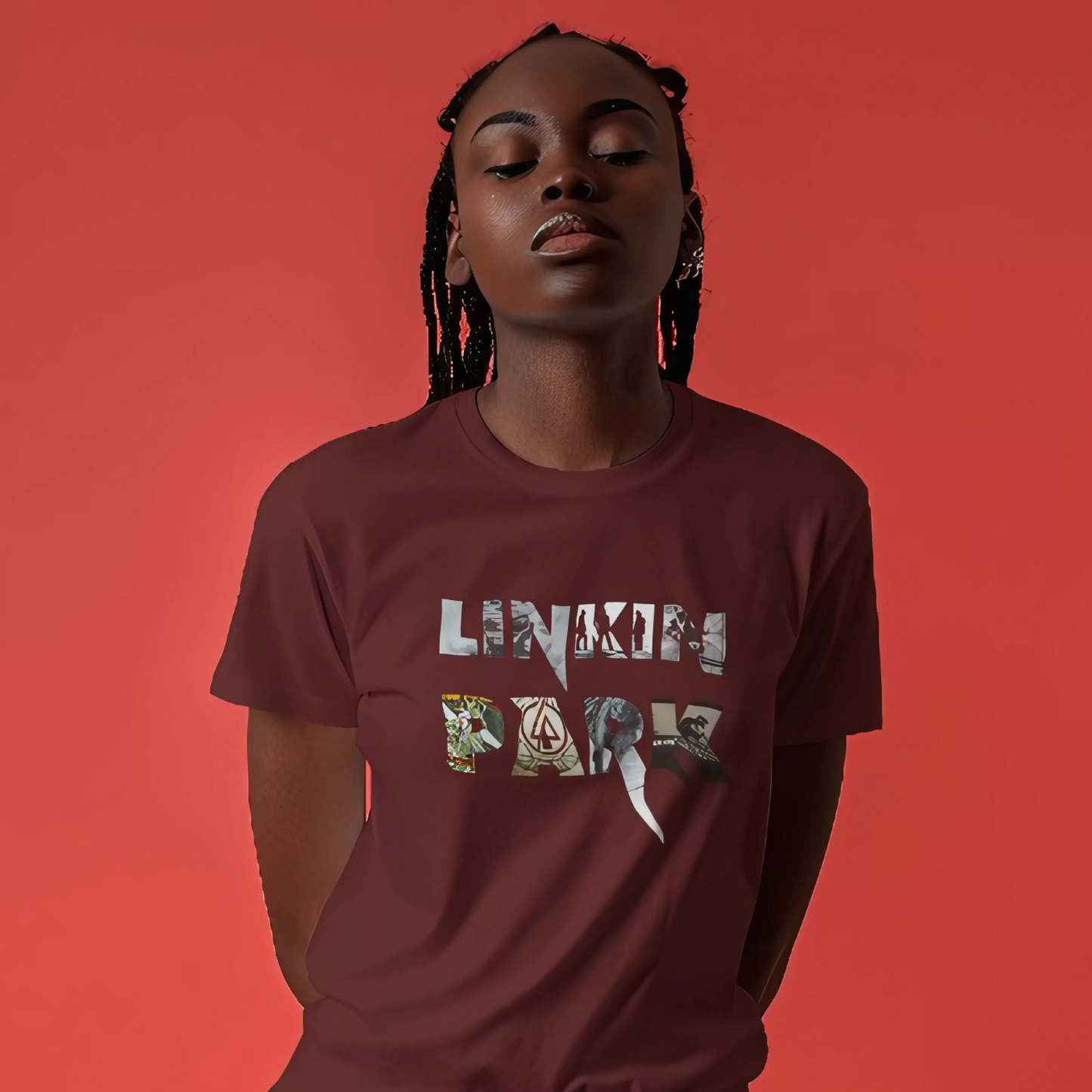 Linkin Park Regular Fit Maroon