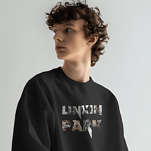 Nitorious Atelier Luxe Black Linkin Park Sweatshirt