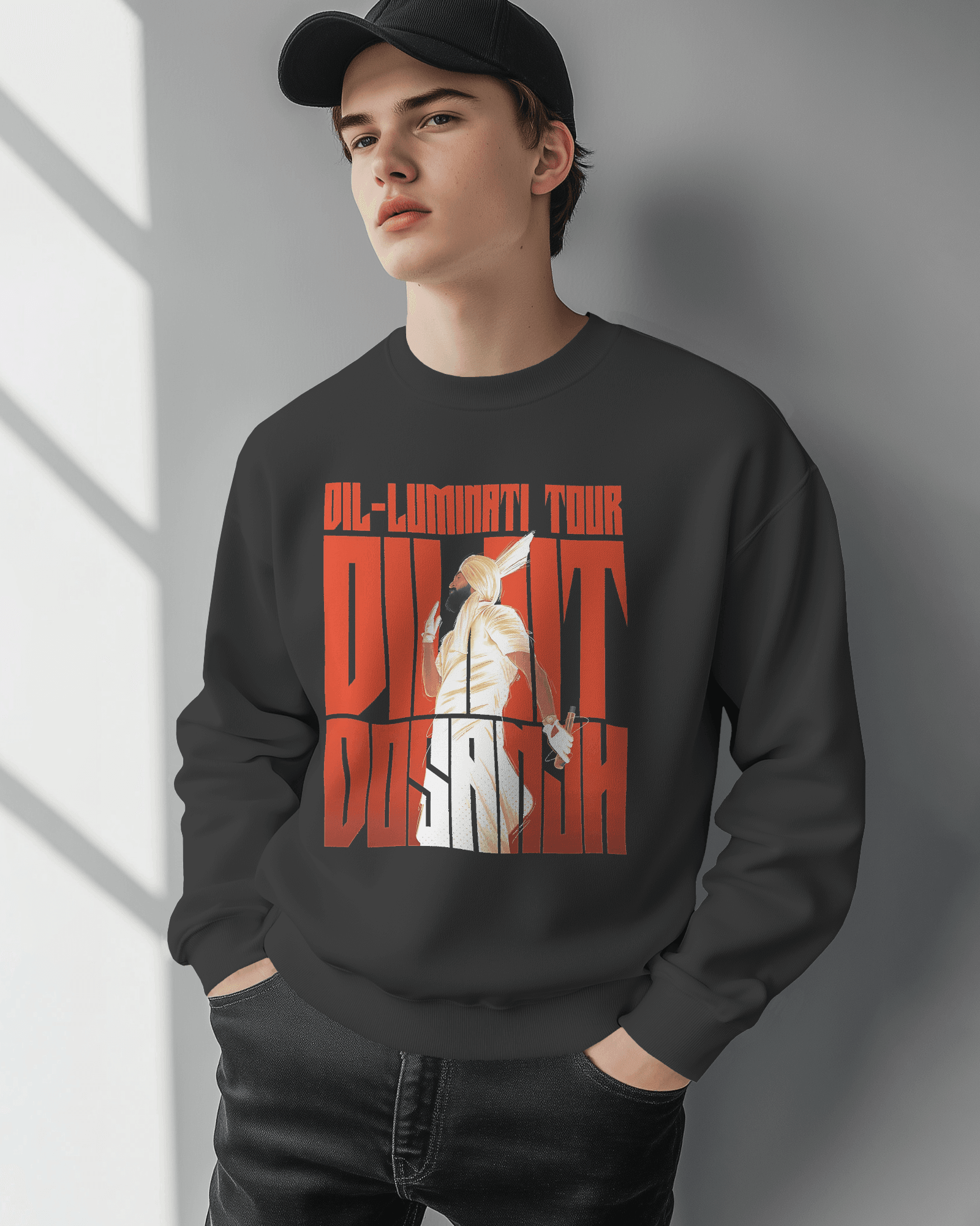 Nitorious Atelier Luxe Diljit Dosanjh Dilluminati Sweatshirt.
