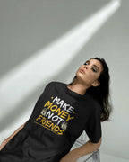 Nitorious Atelier Make money graphic printed Oversized Tshirt