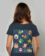 Mario Regular Fit Dark Blue T-shirt