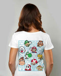 Mario Regular Fit White T-shirt