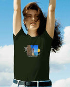 Mountains Regular Fit Pine Green T-shirt