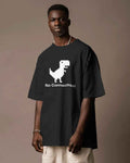 No Connection Oversized Black T-shirt