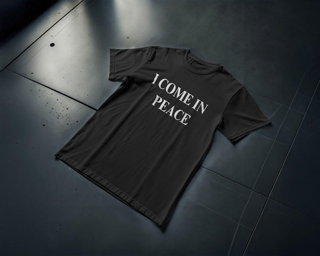 Peace Couple T-shirt set from Nitorious Atelier featuring a bold 'Peace' graphic design. Made from premium cotton for ultimate comfort and style—perfect for couples who stand for peace with attitude