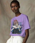 Power Oversized Lavender T-shirt