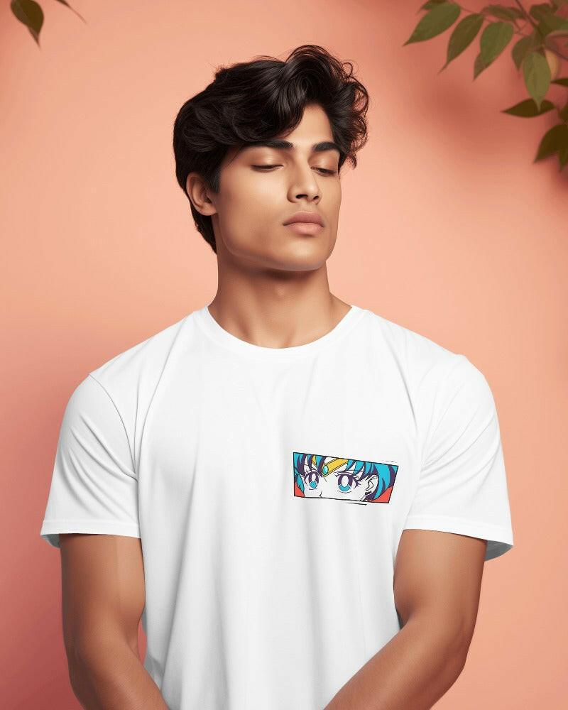 Sailor Senshi t-shirt from Nitorious Atelier featuring a bold, vibrant graphic inspired by classic anime. Made with premium cotton, this t-shirt offers a comfortable fit and eye-catching design perfect for anime fans.