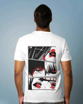 Kaneki Regular Fit White T-shirt