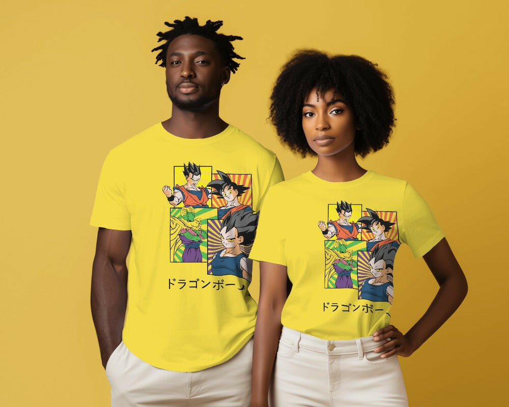 Nitorious Atelier's regular fit tee, featuring Dragon Ball Z print, combines comfort and style effortlessly