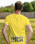 Rich Regular Fit Yellow T-shirt