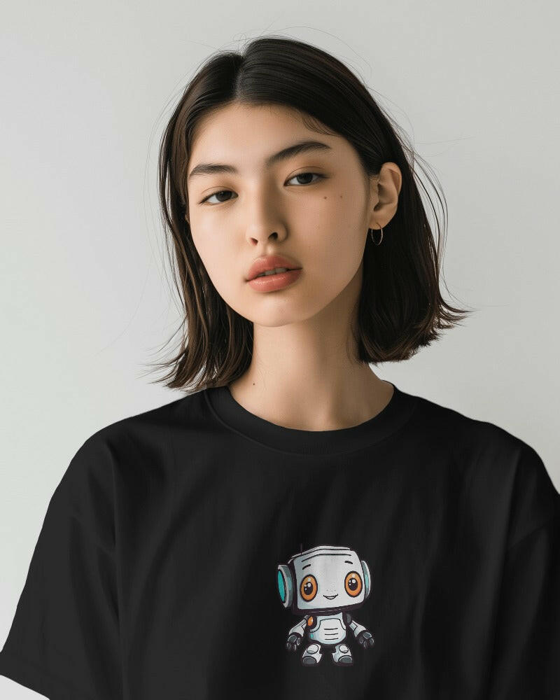 An oversized, Robot Power up Printed tee from Nitorious Atelier, offering comfort and style in equal measure.